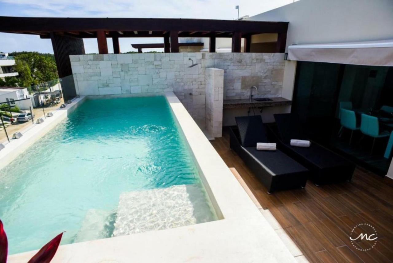 Ferienwohnung Penthouse Blue Luxury La Veleta Tulum Exterior foto
